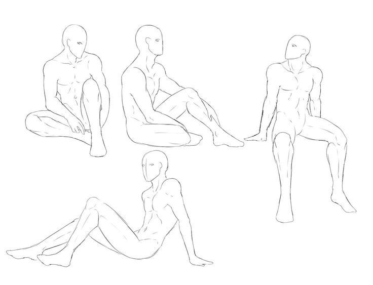 Featured image of post Anime Base Male Sitting Poses