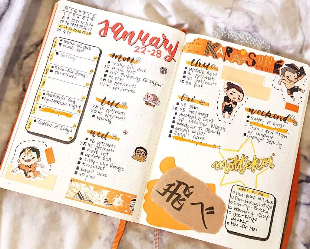 Featured image of post Anime Bullet Journal Haikyuu