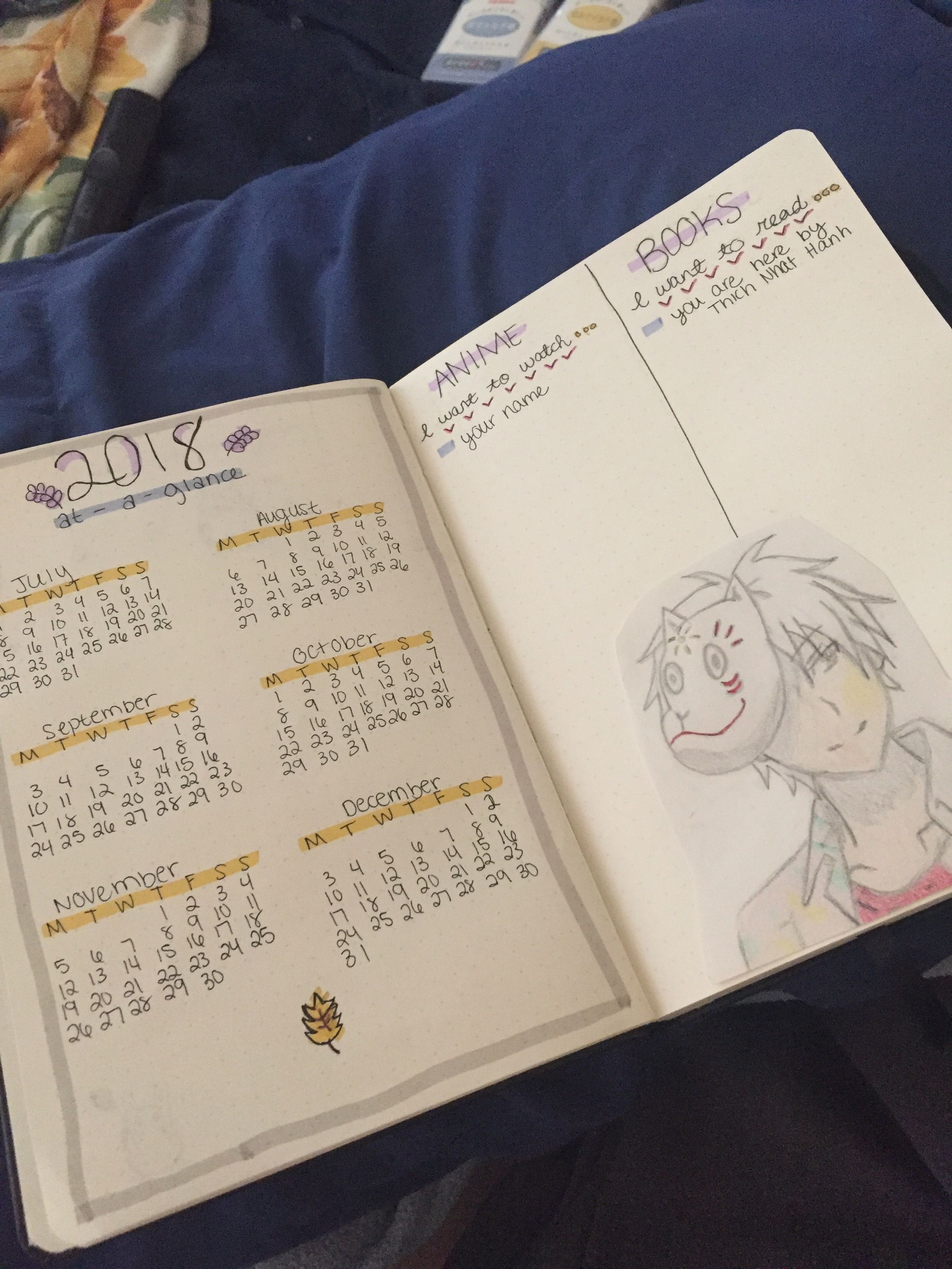 Featured image of post Anime Bullet Journal Spread