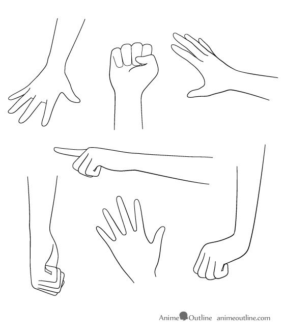 Featured image of post Easy Drawing Anime Hands