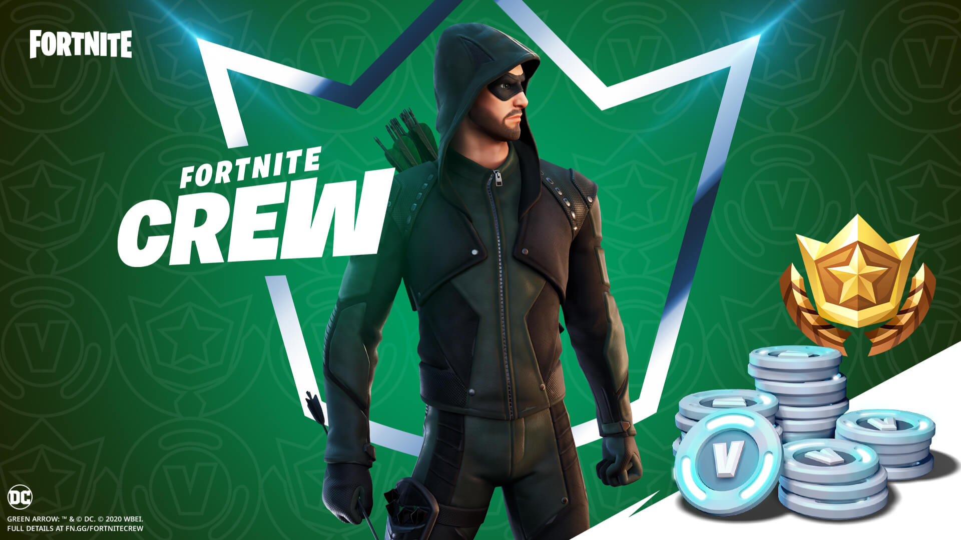 Featured image of post Green Arrow Fortnite Crew Pack