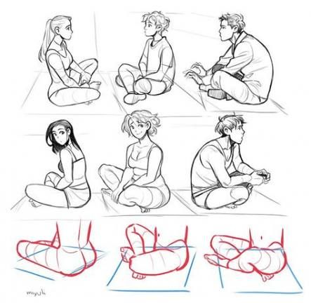 Featured image of post Human Sitting Poses Drawing Reference