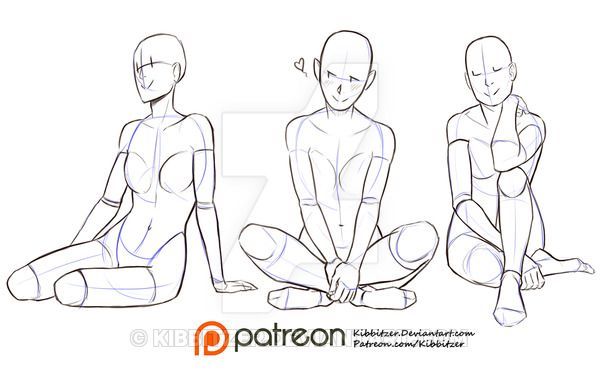 Featured image of post Pose Reference Sitting Drawing